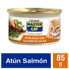 MASTERCAT - Alimento húmedo para gato adulto 85 g salmón