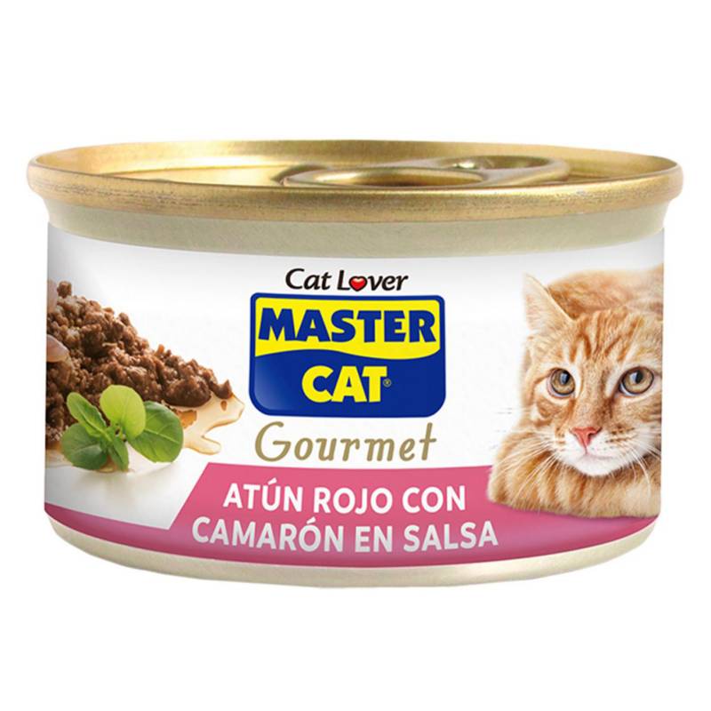 MASTERCAT - Alimento húmedo para gato adulto 85 g camarón
