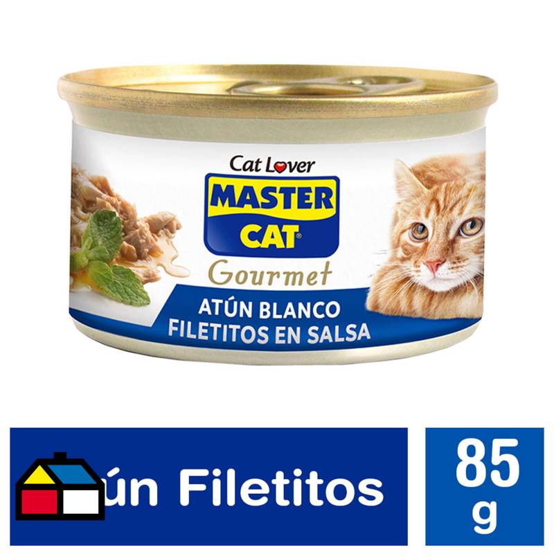 MASTER CAT - Alimento húmedo para gato adulto 85 g atún