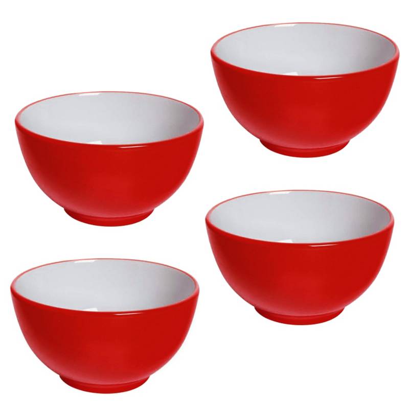CASA BONITA - Set de bowls 4 unidades turquesa