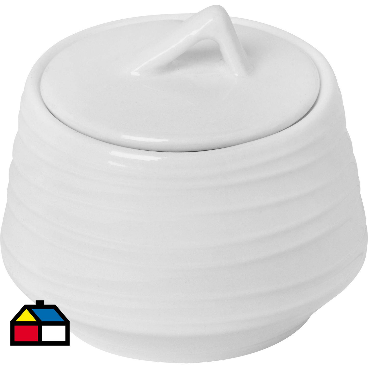 Azucarero Porcelana Blanca 220ML/ Ø10cm x Alto 5,5cm — El Capitán