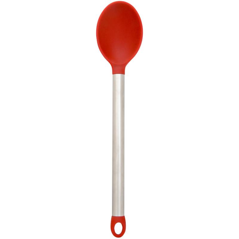 JUST HOME COLLECTION - Cuchara 31 cm silicona rojo