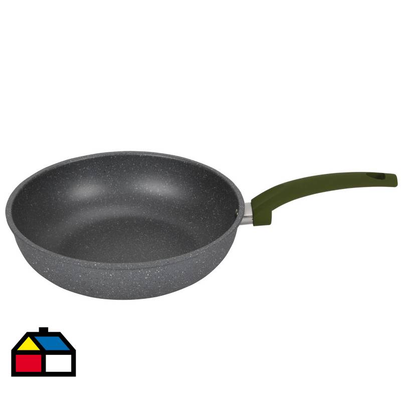 JUST HOME COLLECTION - Wok antiadherente 28 cm granito