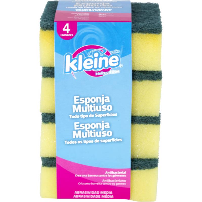 KLEINE WOLKE - Pack de 4 esponjas lisas