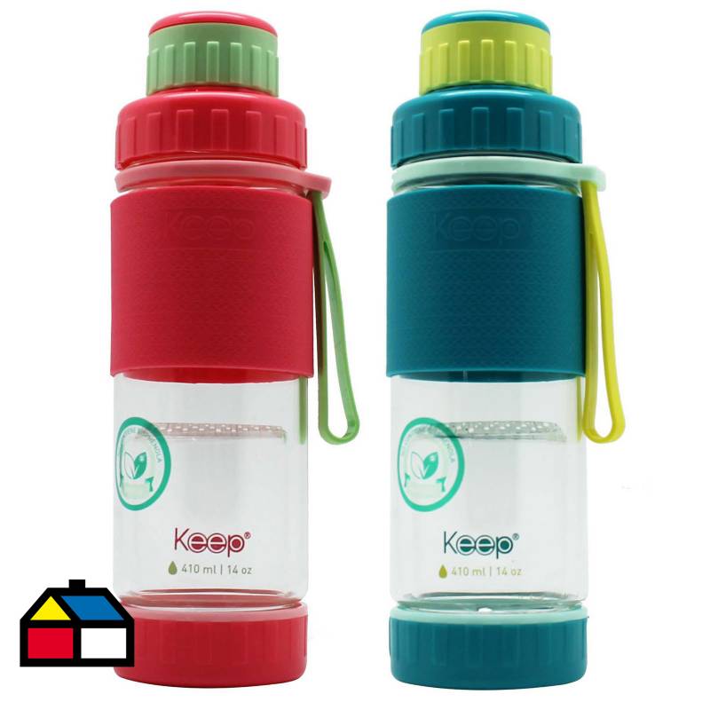 KEEP - Botella 410 ml surtido de colores.