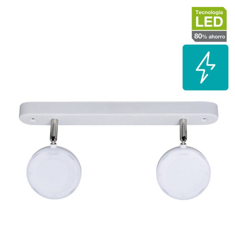 JUST HOME COLLECTION - Barra LED LED Bianco 2 luces