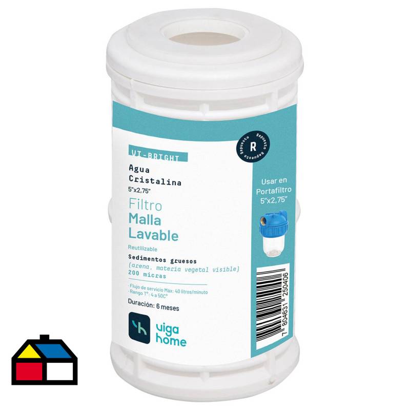 VIGAHOME - Filtro malla 5x2.5 Blanco