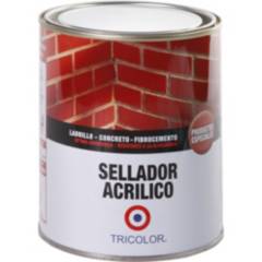 TRICOLOR - Sellador acrílico ladrillo 1/4 gl