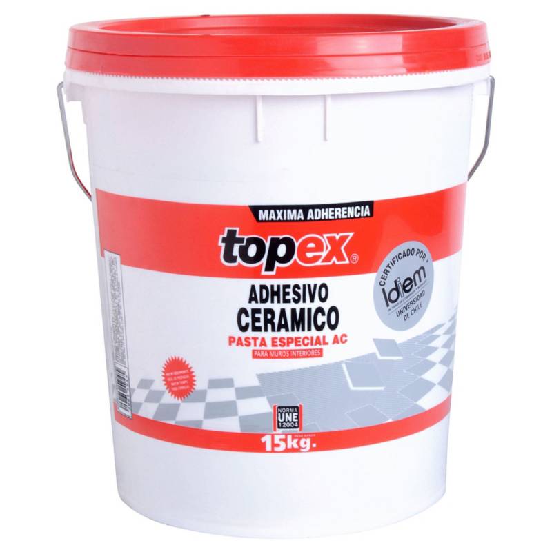TOPEX - Adhesivo cerámico muro superficie flexible 15 kg