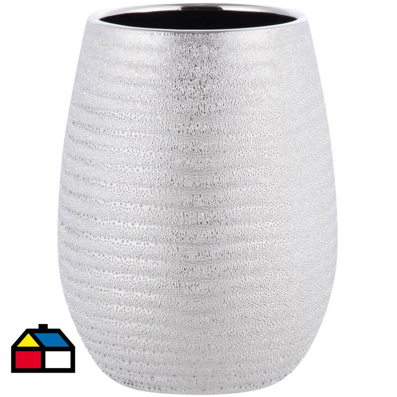 JUST HOME COLLECTION - Vaso Diseño Shiny silver