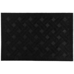 CASA BONITA - Limpiapiés texture negro 38x57 cm