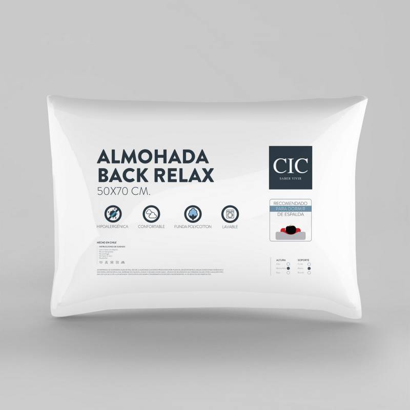 CIC - Almohada fibra Back Relax