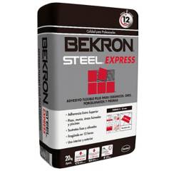 BEKRON - Adhesivo piedra piso/muro superficie rígida/flexible 20 kg