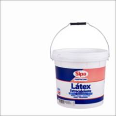 SIPA - Pintura látex extracubriente mate blanco 4 gl
