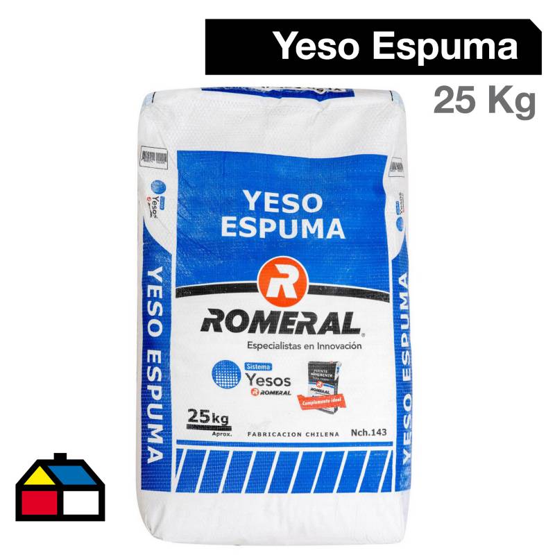 ROMERAL - Yeso espuma Romeral 25 kg