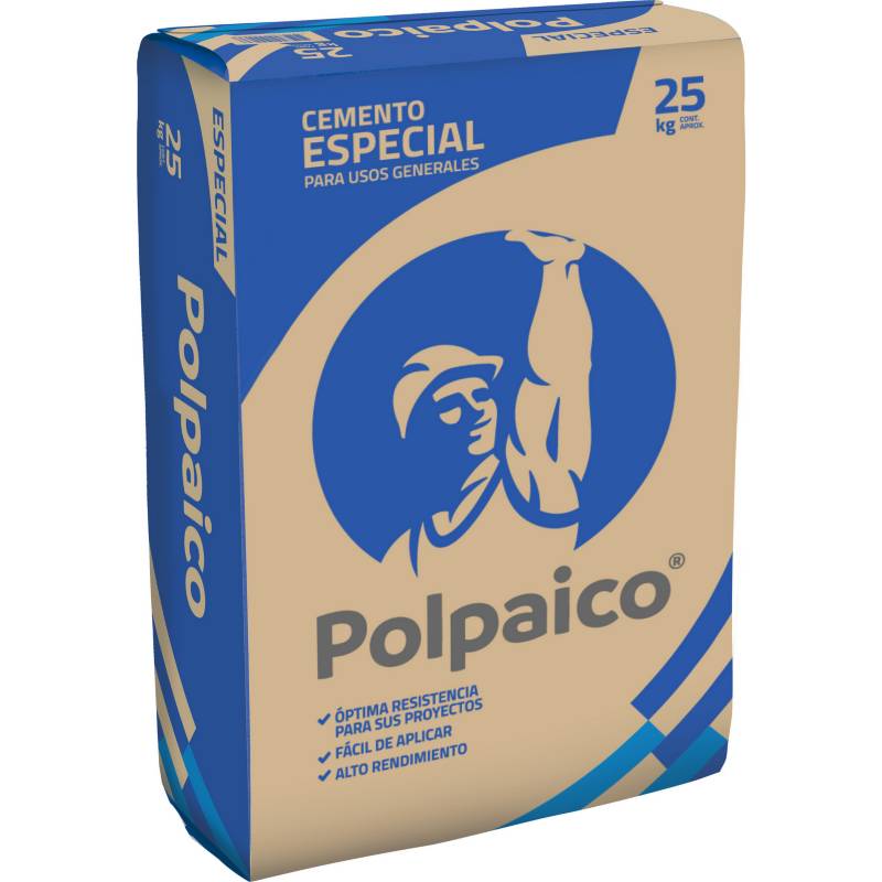 CEMENTO POLPAICO - Cemento Polpaico 25 kilos