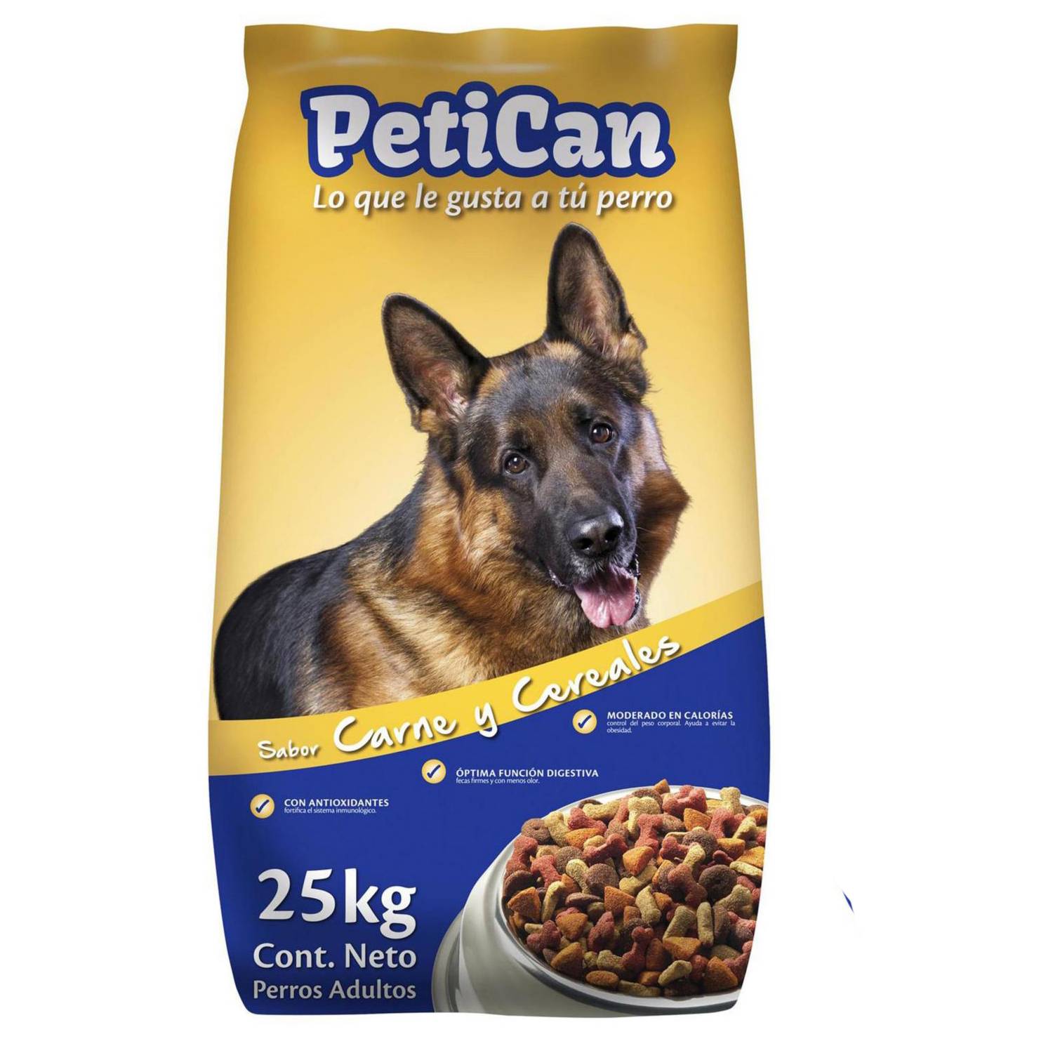 ganancia ácido Comerciante itinerante Alimento seco para perro adulto 25 kg carne y cereales | Sodimac Chile