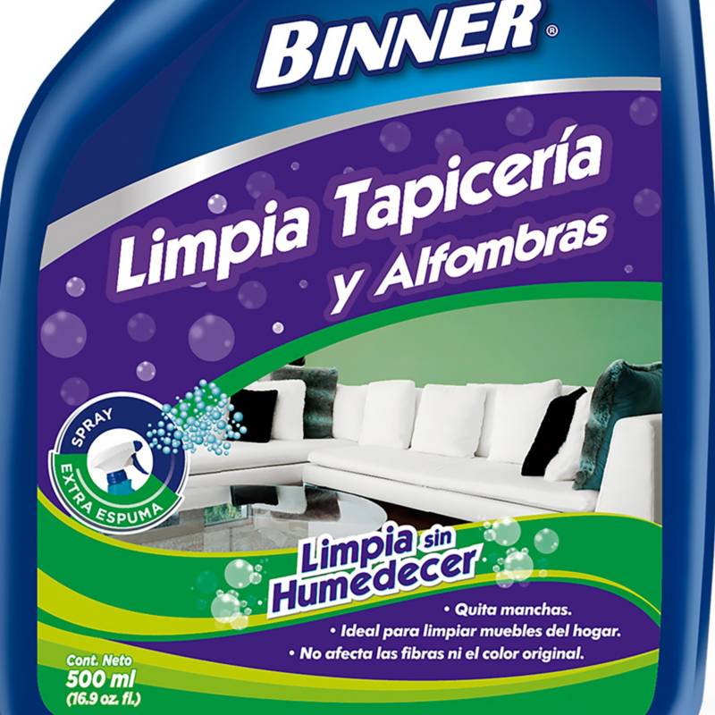 LIMPIA TAPICERIA EN ESPUMA BINNER 600 ml