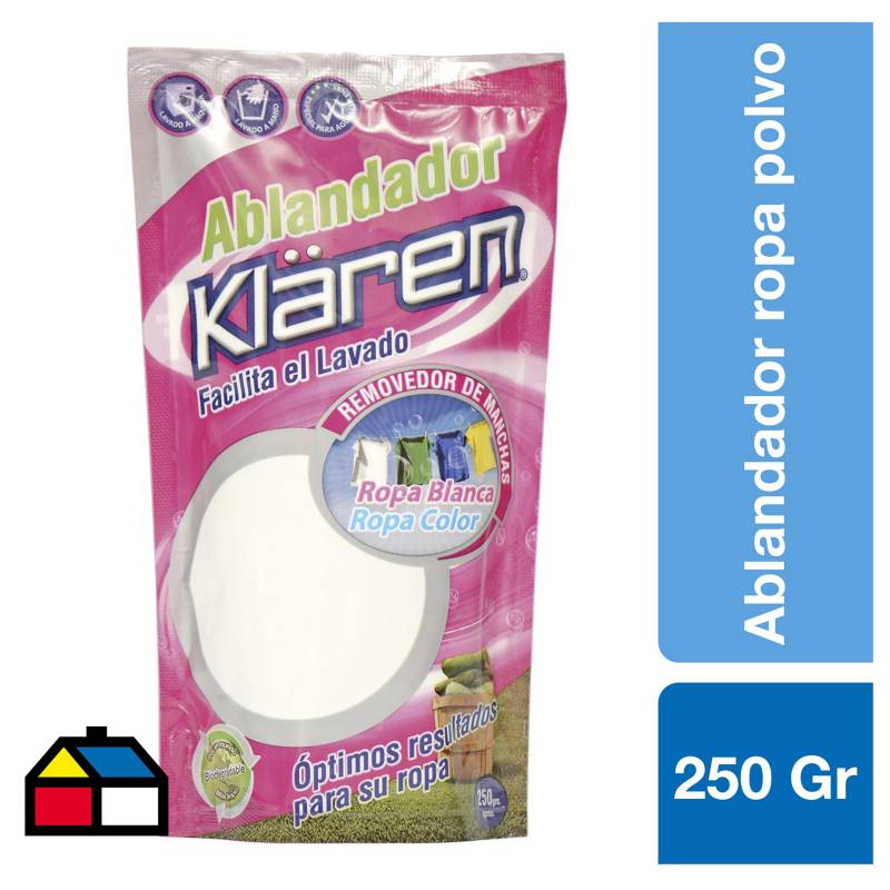 KLAREN - Ablandador en polvo 250 gr bolsa
