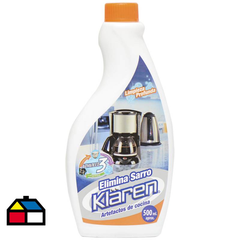 KLAREN - Eliminador de sarro para cocina 500 ml botella