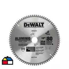 DEWALT - Disco de sierra circular 10" 80 dientes