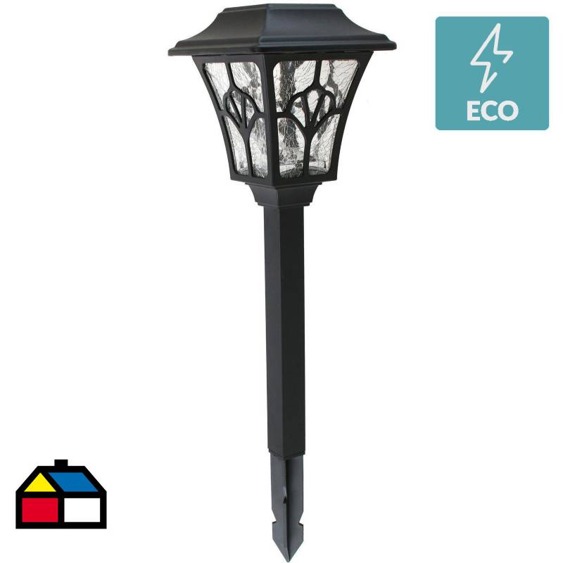 JUST HOME COLLECTION - Estaca solar LED Negro