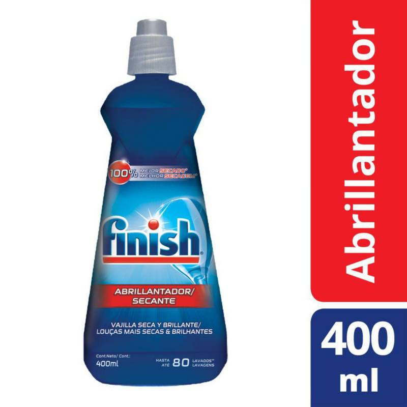 Abrillantador lavavajillas FINISH, botella 800 ml