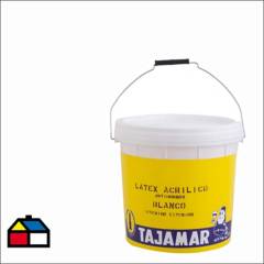 TAJAMAR - Pintura látex acrílico mate blanco 4 gl