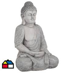 JUST HOME COLLECTION - Buda sentado de poliresina 28x38,5x59 cm