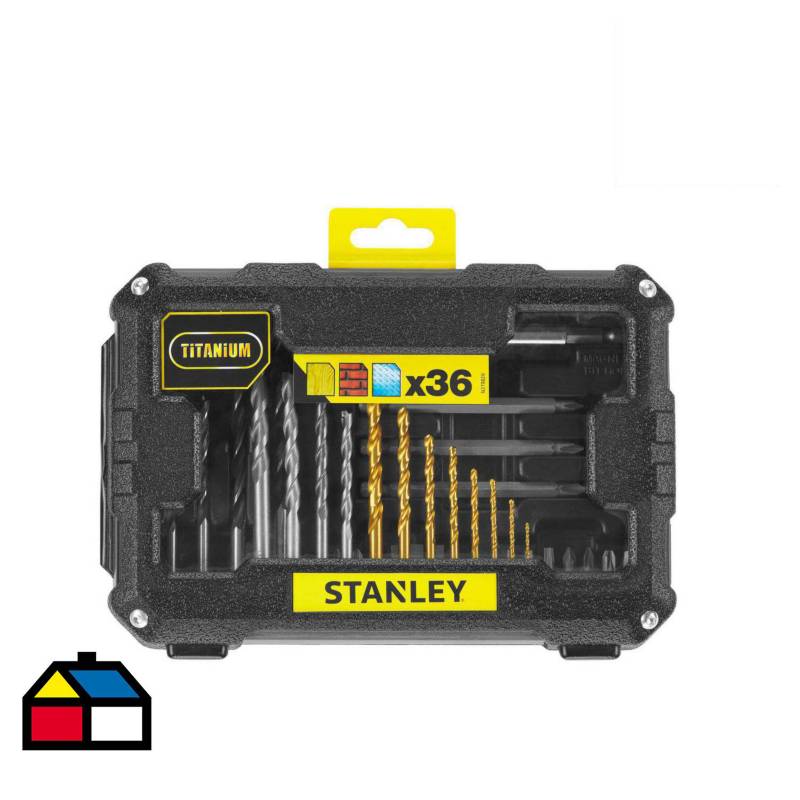 STANLEY - Kit de perforación 36 piezas