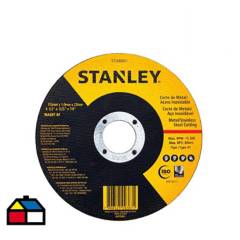 STANLEY - Disco de corte 4,5" grano abrasivo