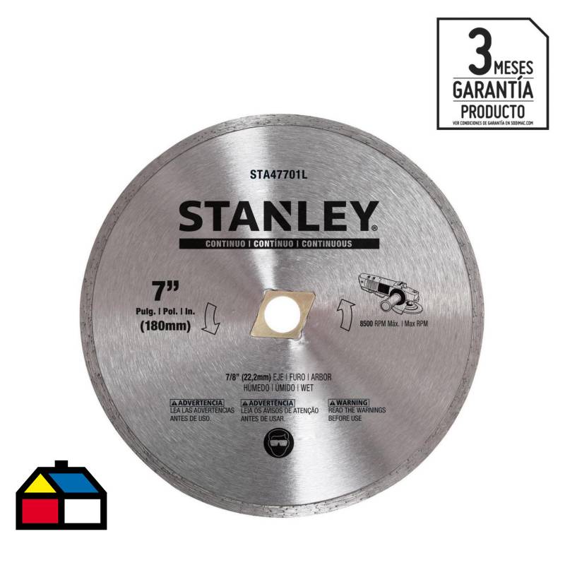 STANLEY - Disco diamantado continuado 7"