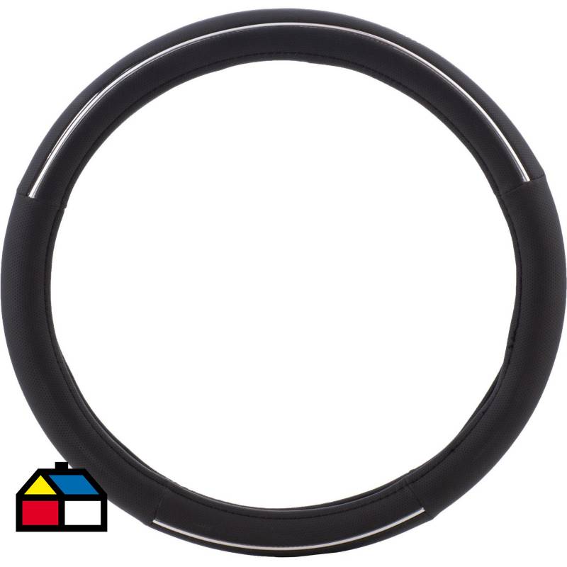 AUTOSTYLE - Cubrevolante PVC negro