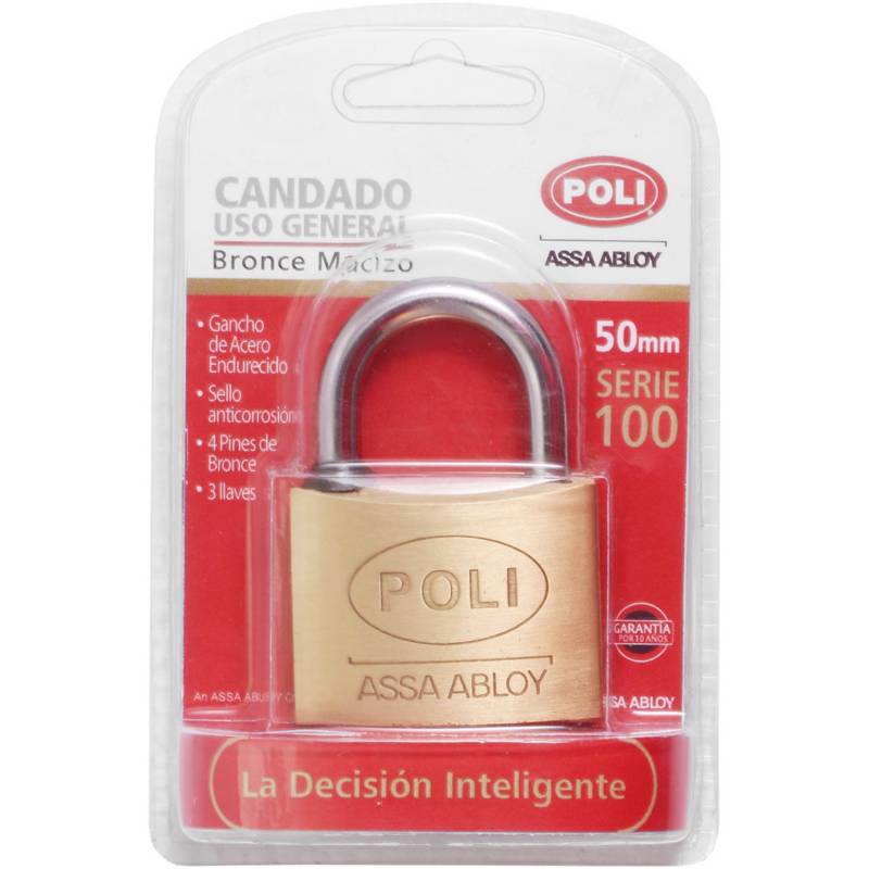 Ripley - CANDADO DE BRONCE COMADO 50MM CYA PRO - GRIS