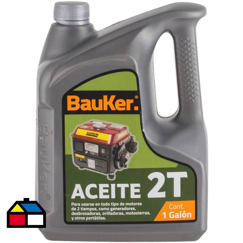 BAUKER - Aceite para generador 2 tiempoes 1 gl