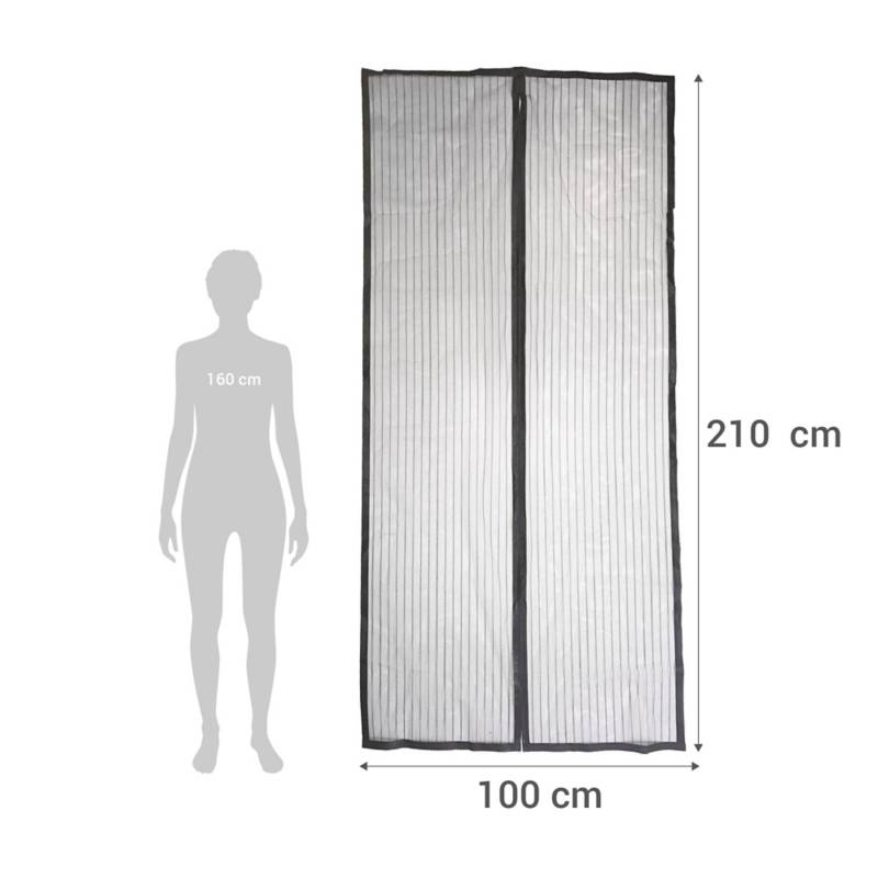Malla mosquitero puerta magnético 1X2,2 m