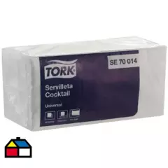TORK - Servilleta universal cocktail paquete 200 unidades