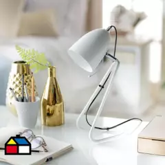 HOMY - Lámpara de escritorio San diego blanca E14 25 W