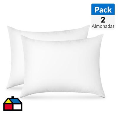 Funda Almohada 50x70 cm 180 Hilos Blanca JUST HOME COLLECTION