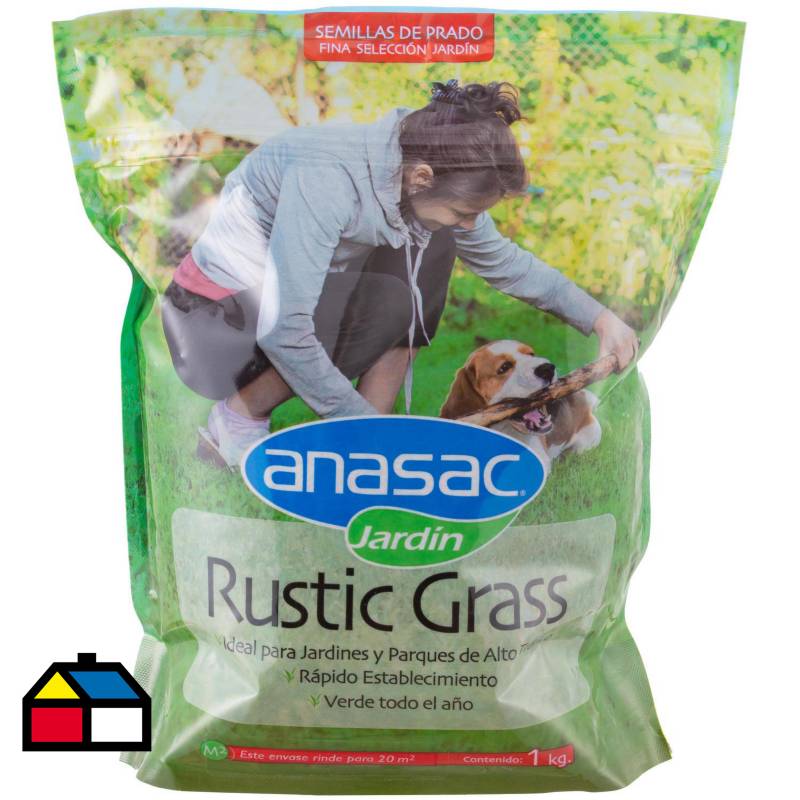 ANASAC - Semilla de Prado Rustic Grass 1 kg