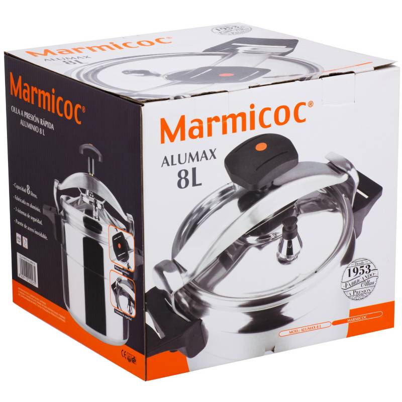 Marmicoc olla presión 8 litros alumax black (1 olla a presión), Delivery  Near You