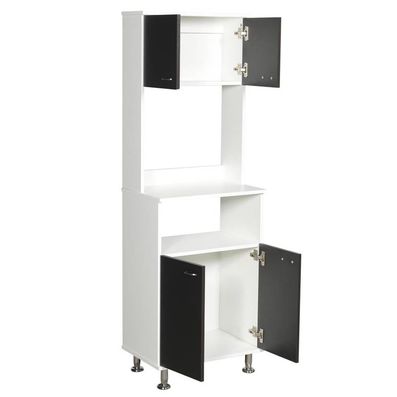 Mueble para Cocina con Puerta y 4 Repisas Geometric Blanco