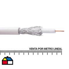 ROIMEX - Cable coaxial RG 59 metro lineal Blanco