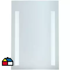 SENSI DACQUA - Espejo Paris con luz led y desemp 50X70 cm