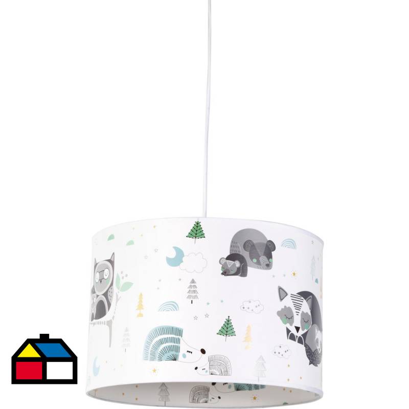 CONCEPT LIGHTING - Lámpara de colgar Familias Animales E27