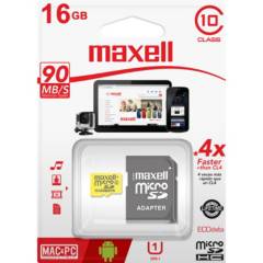 MAXELL - Micro Sd 16 Gb Cl10 Con Adaptador Uhs-1