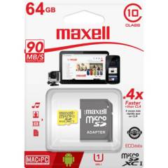 MAXELL - Micro Sd 64 Gb Cl10 Con Adaptador Uhs-1