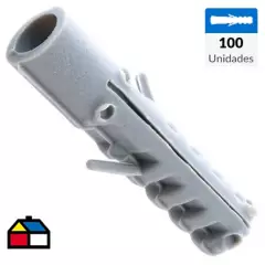FIXSER - Tarugo de plástico Nº 8 100 unidades