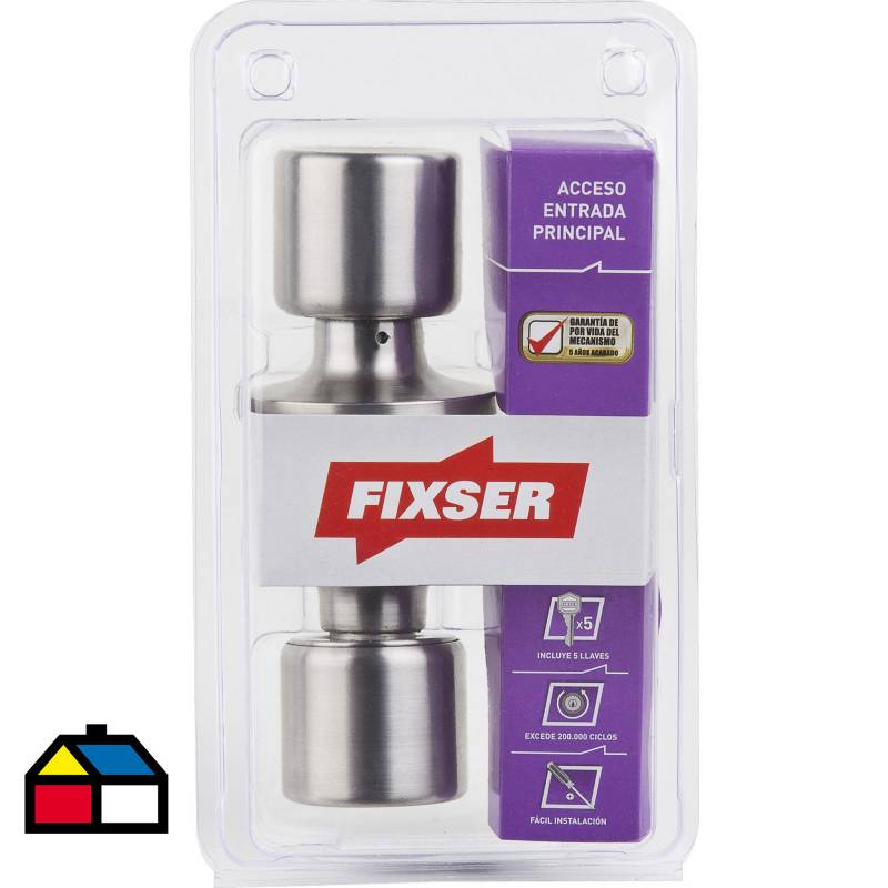 FIXSER - Cerradura de pomo  acceso acero inoxidable