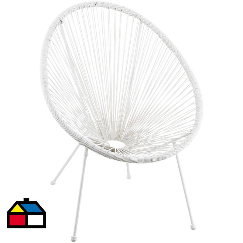 JUST HOME COLLECTION - Silla Cozumel Blanca Blanca